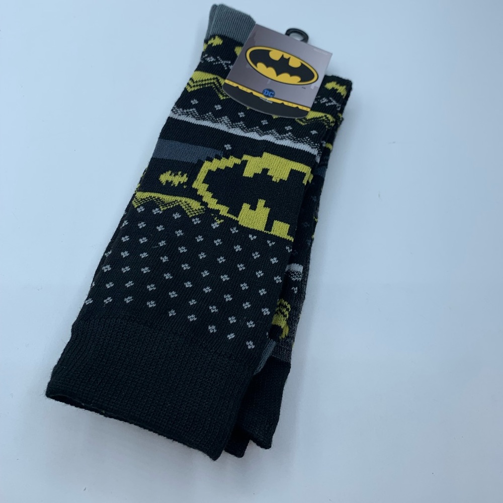 DC COMICS BATMAN 2 PAIR CREW SOCKS